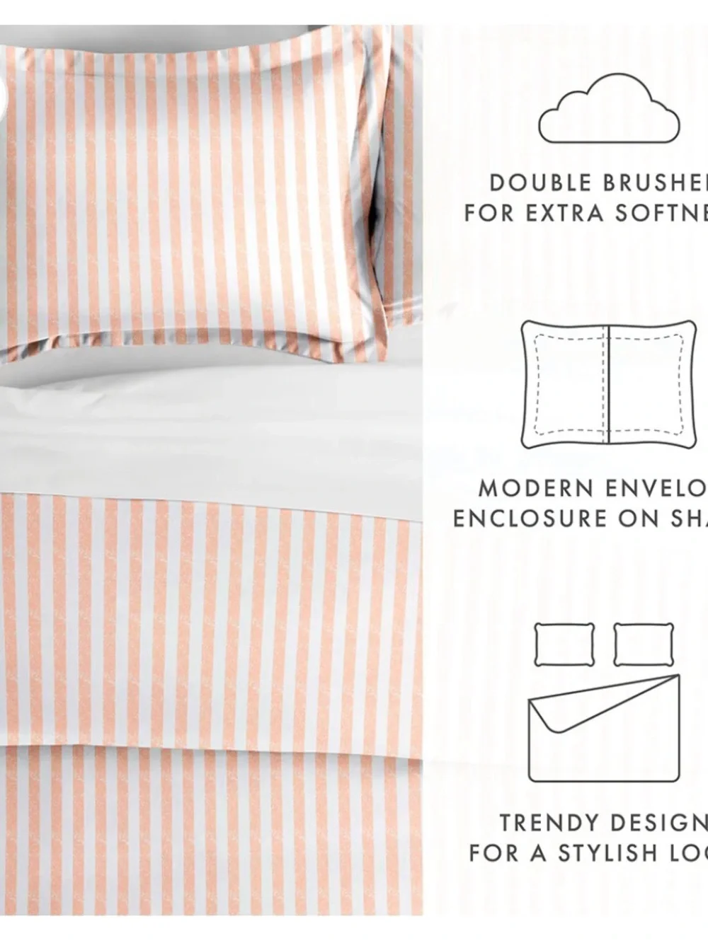 Linens & Hutch Queen duvet cover & shams